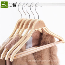 natural color space saving  thin plywood coat hangers